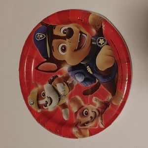 3/$25 8 pcs Paw Patrol party paper plates brand new in packaging